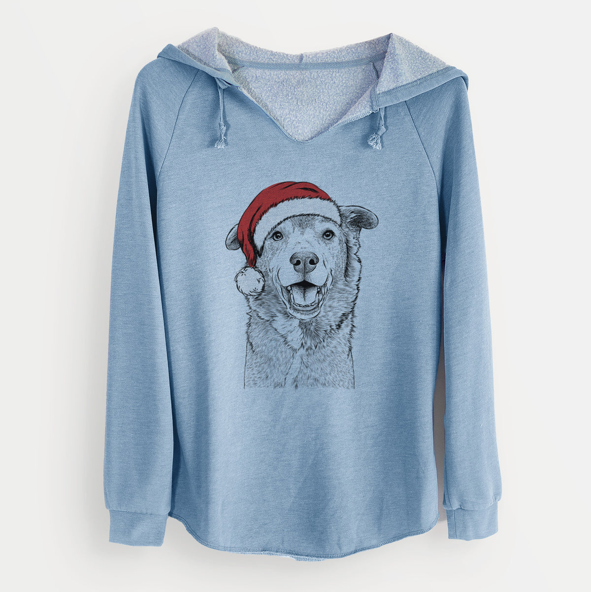 Santa Logan the Rescue Mutt - Cali Wave Hooded Sweatshirt