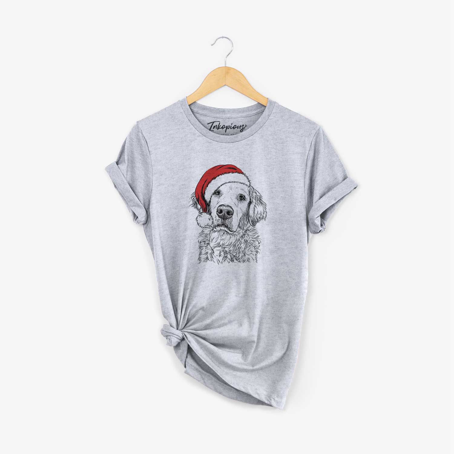 Santa Loganator the Golden Retriever - Unisex Crewneck