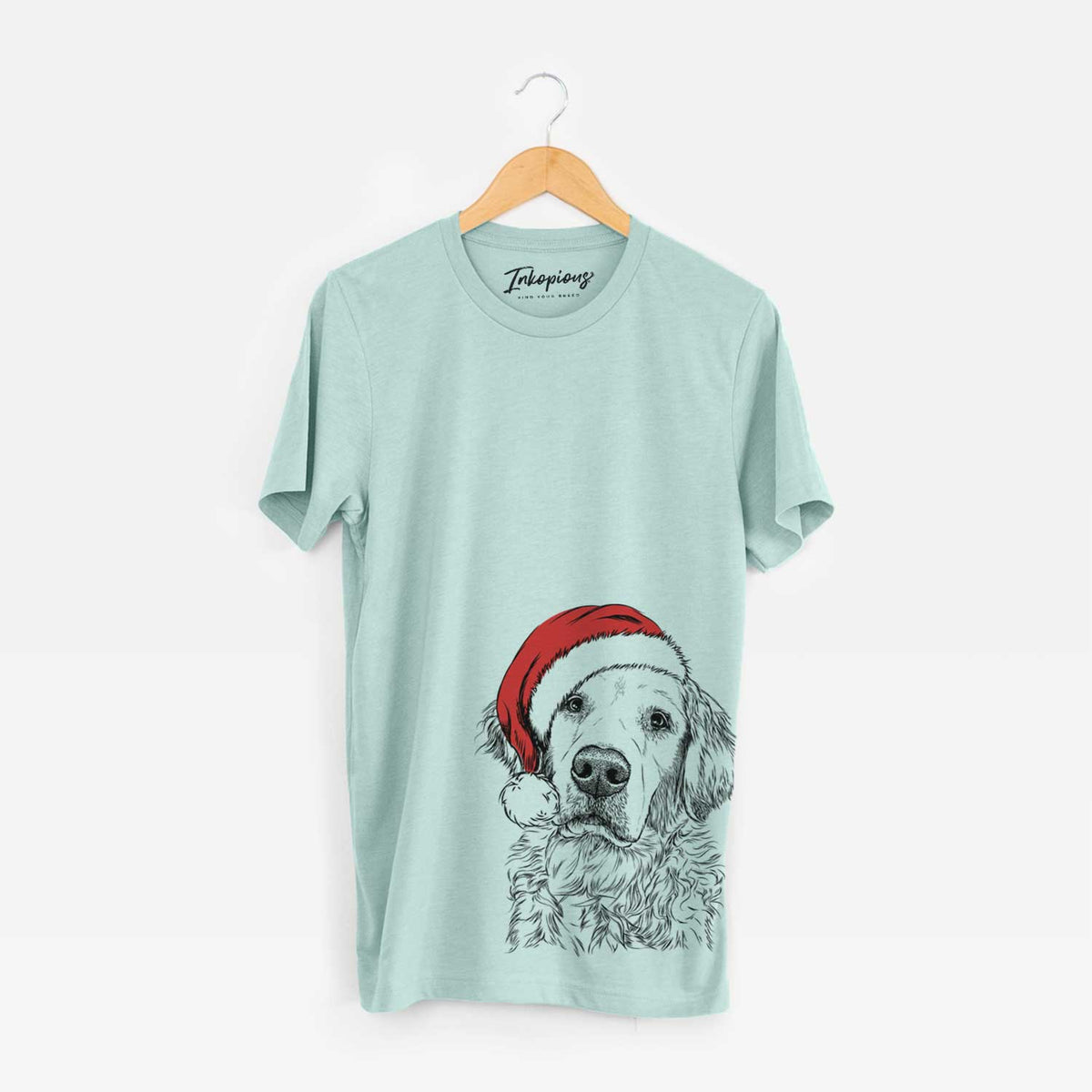 Santa Loganator the Golden Retriever - Unisex Crewneck