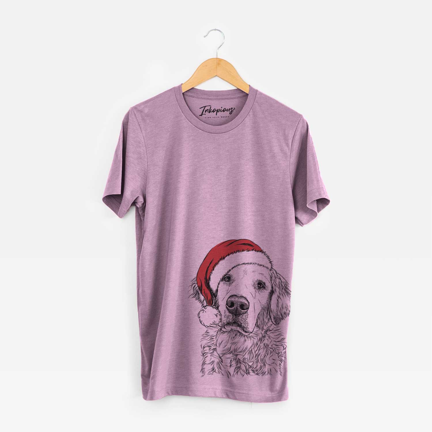 Santa Loganator the Golden Retriever - Unisex Crewneck