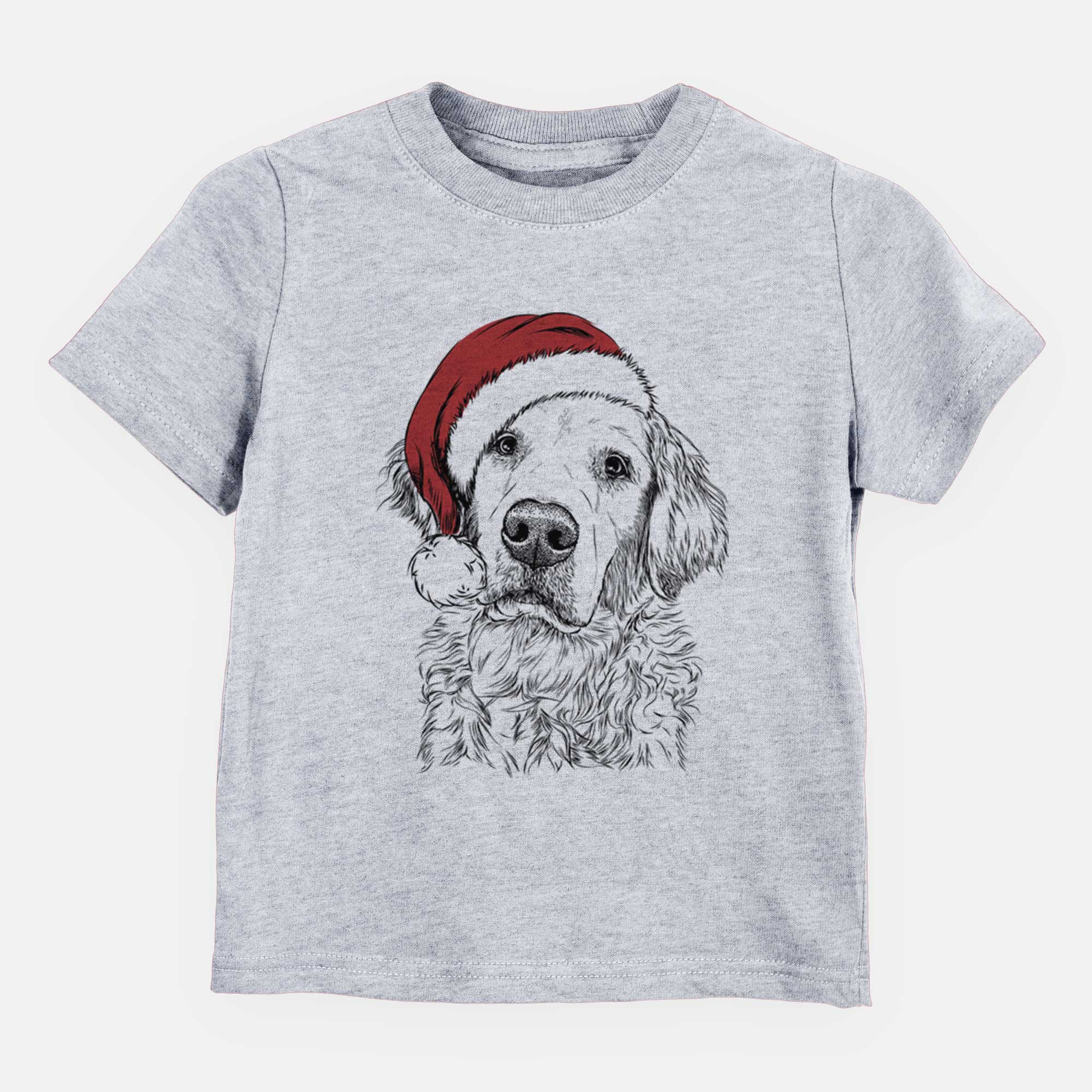Santa Loganator the Golden Retriever - Kids/Youth/Toddler Shirt
