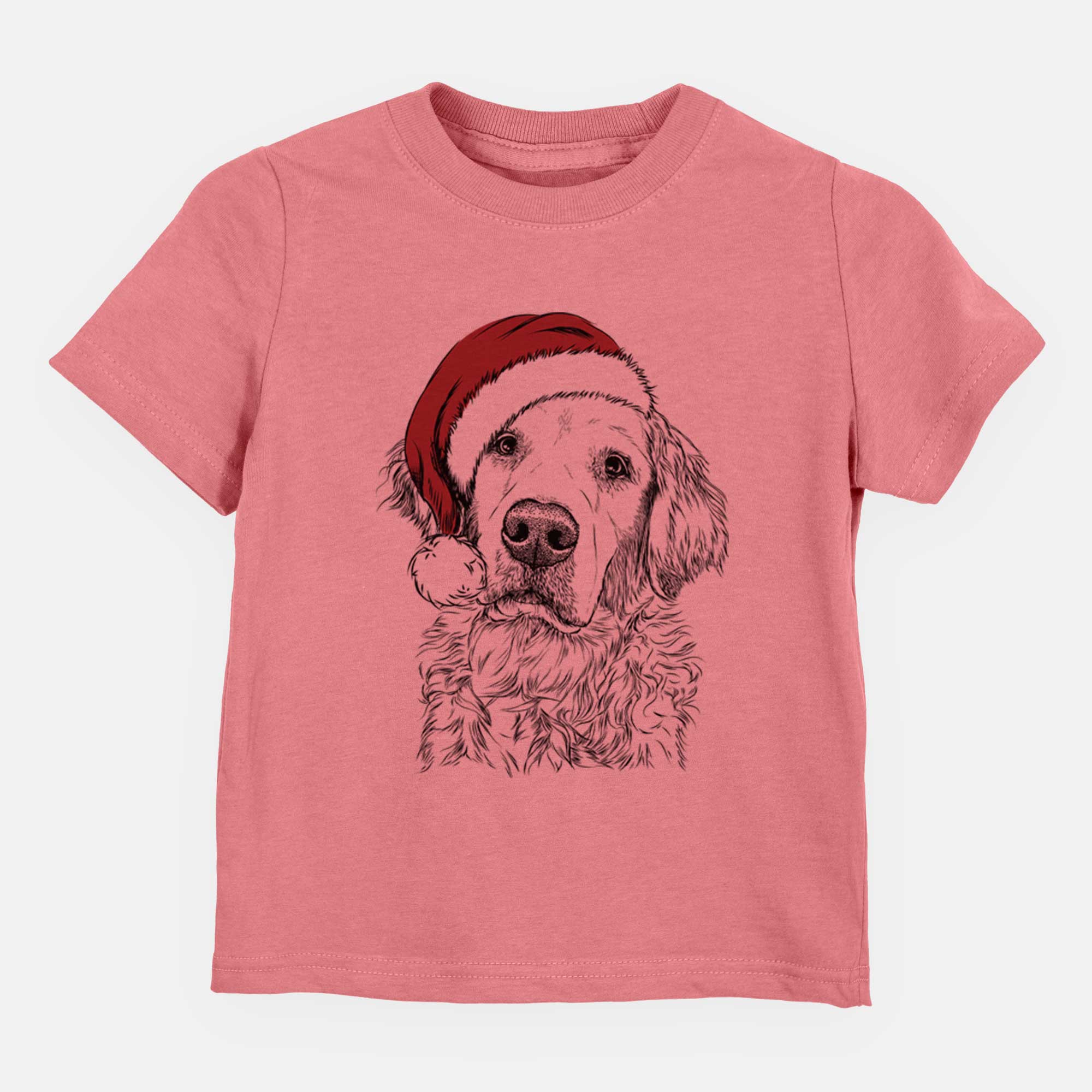 Santa Loganator the Golden Retriever - Kids/Youth/Toddler Shirt
