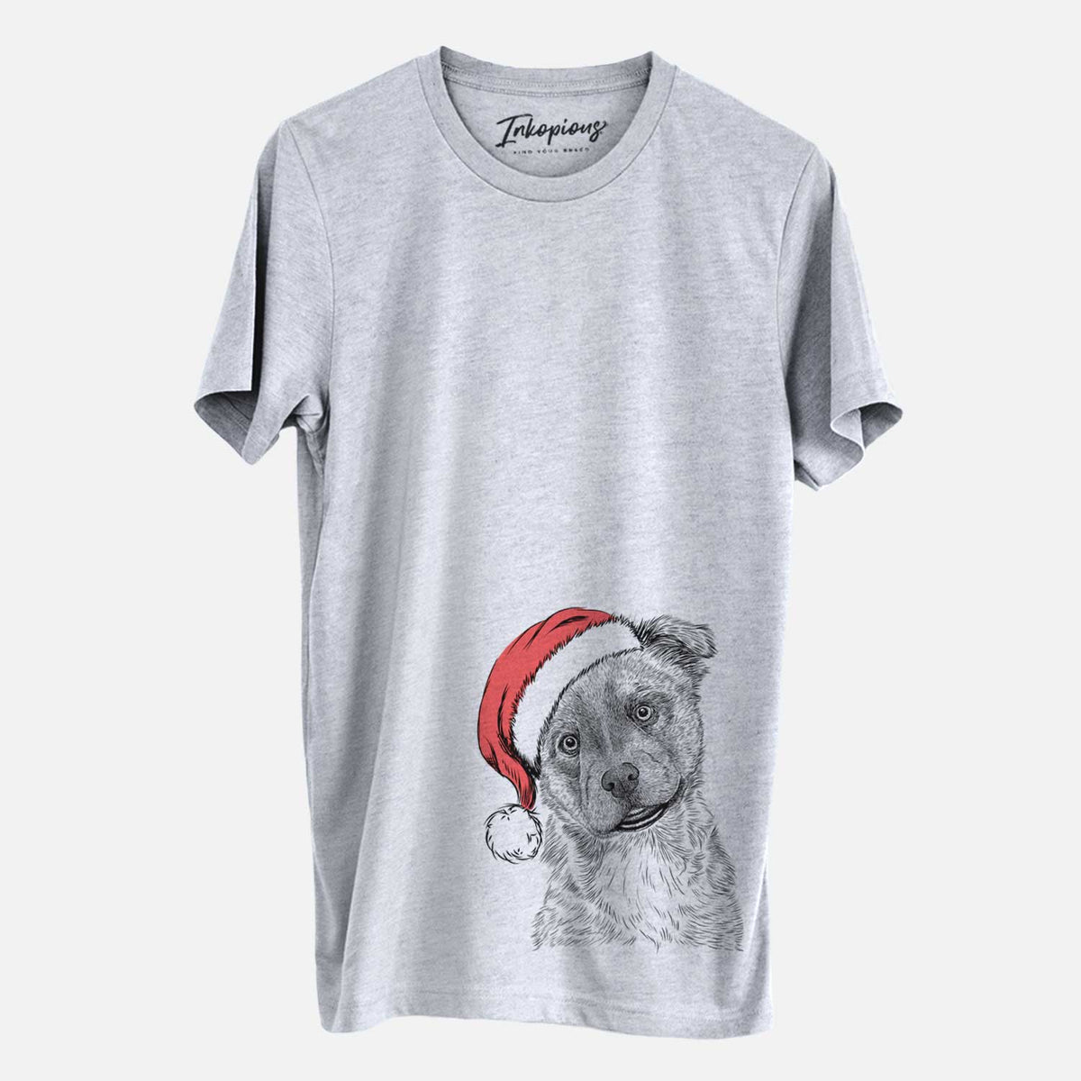 Santa Loki Bear the Australian Cattle Dog Mix - Unisex Crewneck