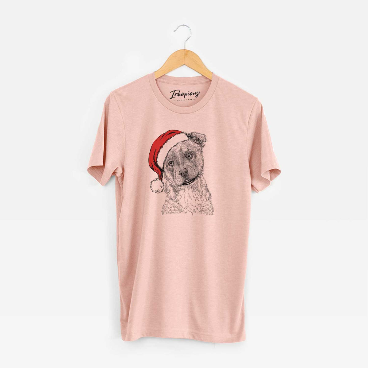 Santa Loki Bear the Australian Cattle Dog Mix - Unisex Crewneck