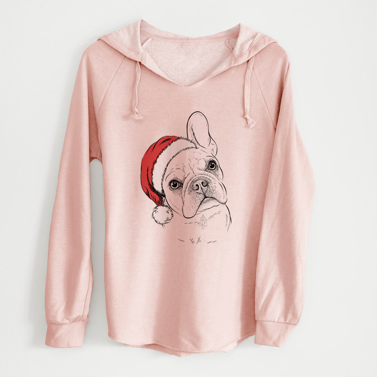 Santa Loki the French Bulldog - Cali Wave Hooded Sweatshirt