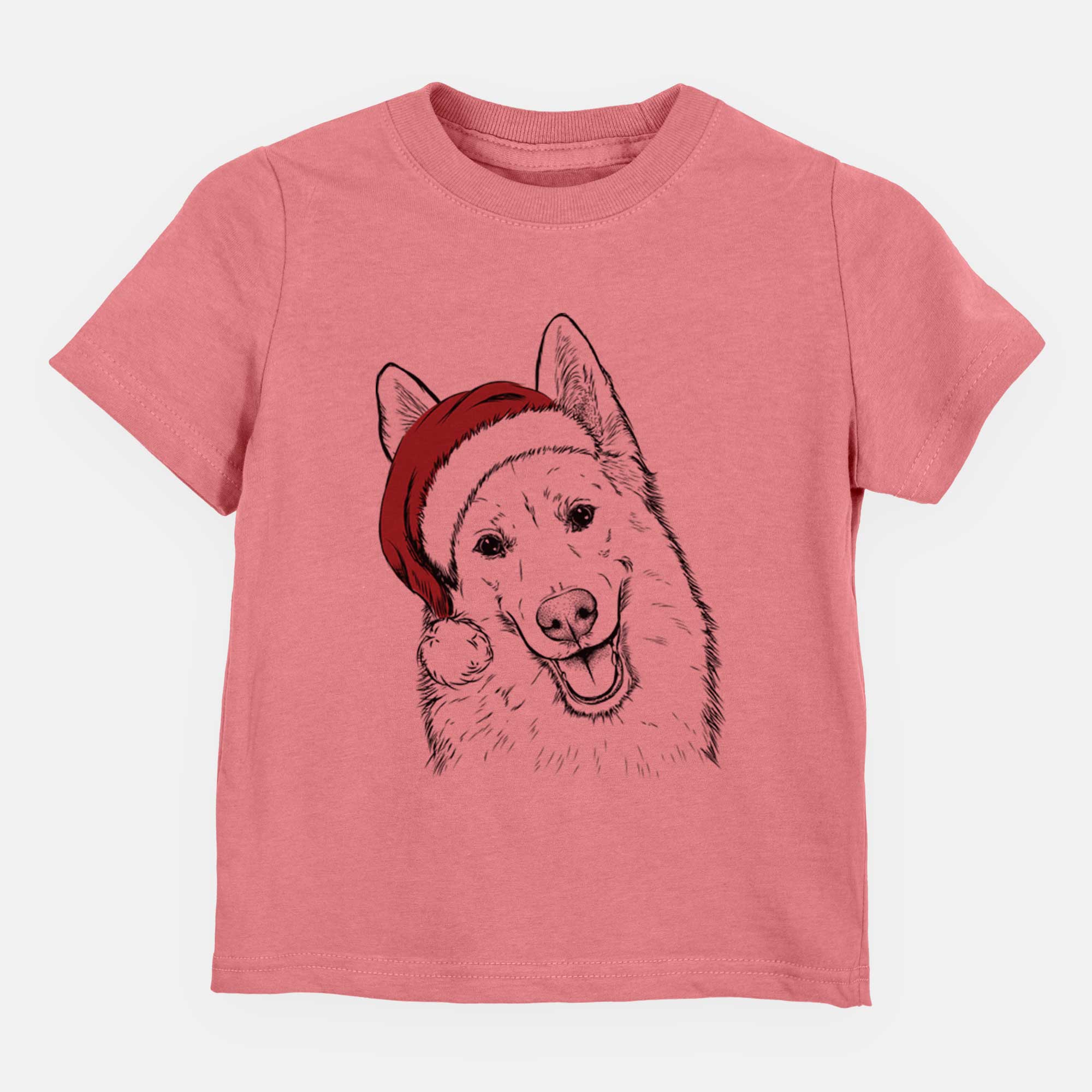 Santa Loki the Husky Shepherd Mix - Kids/Youth/Toddler Shirt