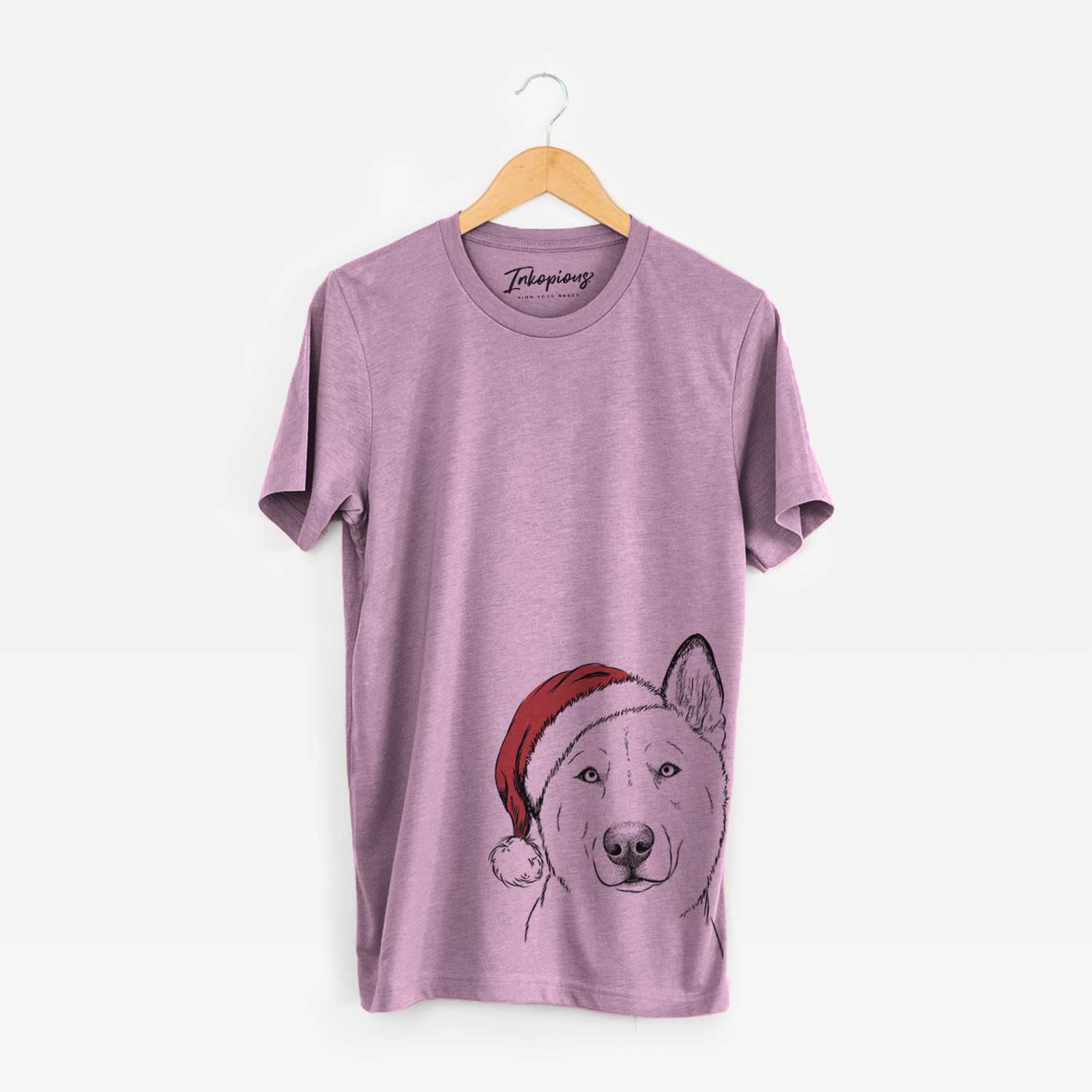 Santa London the Siberian Husky - Unisex Crewneck