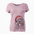 Santa Lou the Otterhound - Women's V-neck Shirt