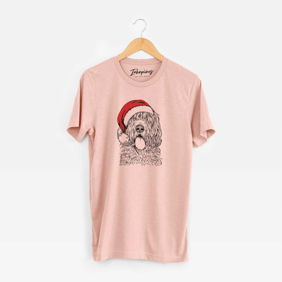 Santa Lou the Otterhound - Unisex Crewneck