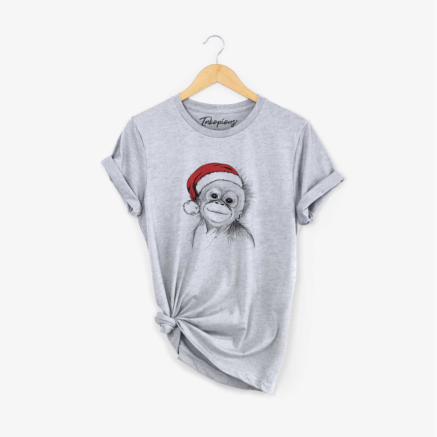 Santa Louie the Baby Orangutan - Unisex Crewneck