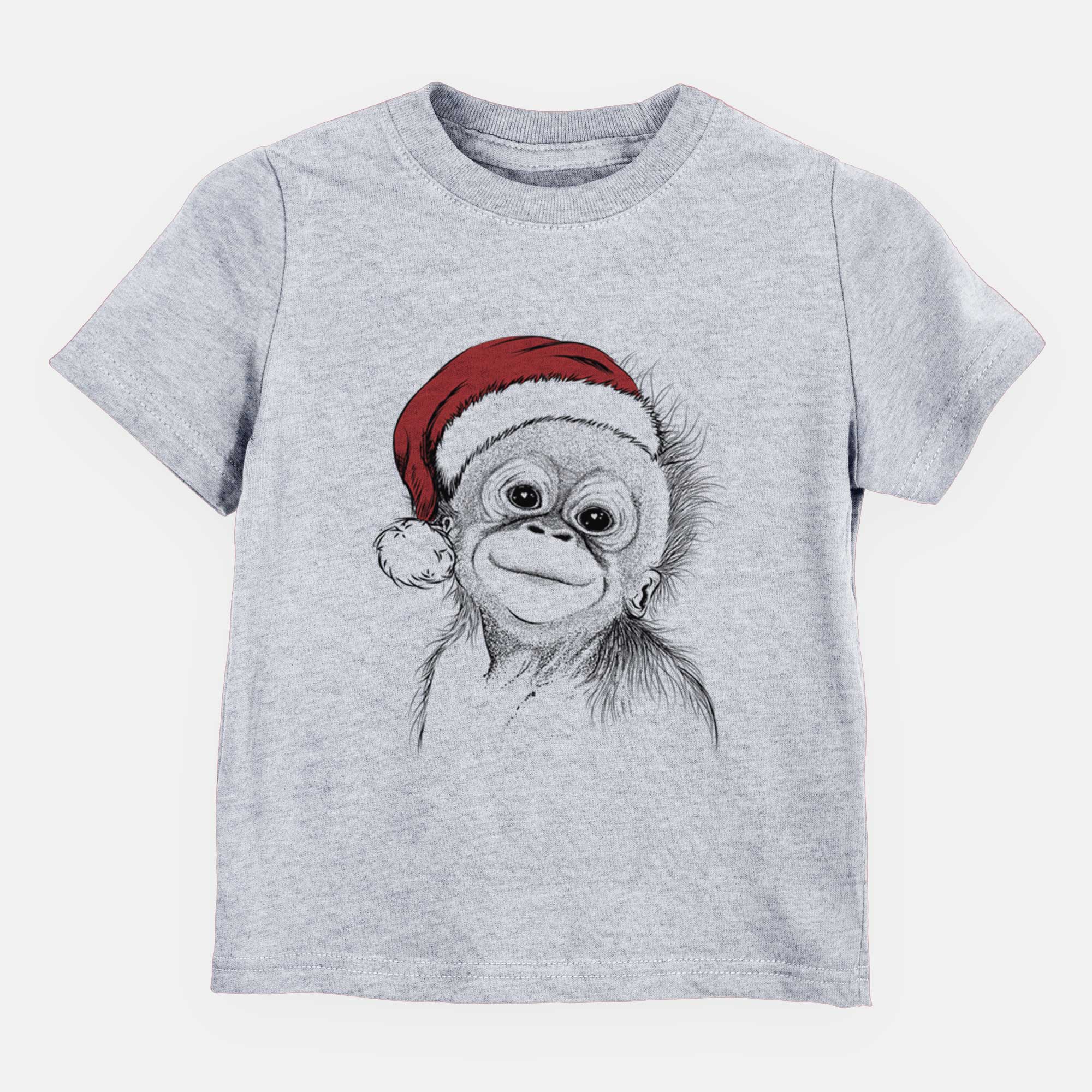 Santa Louie the Baby Orangutan - Kids/Youth/Toddler Shirt