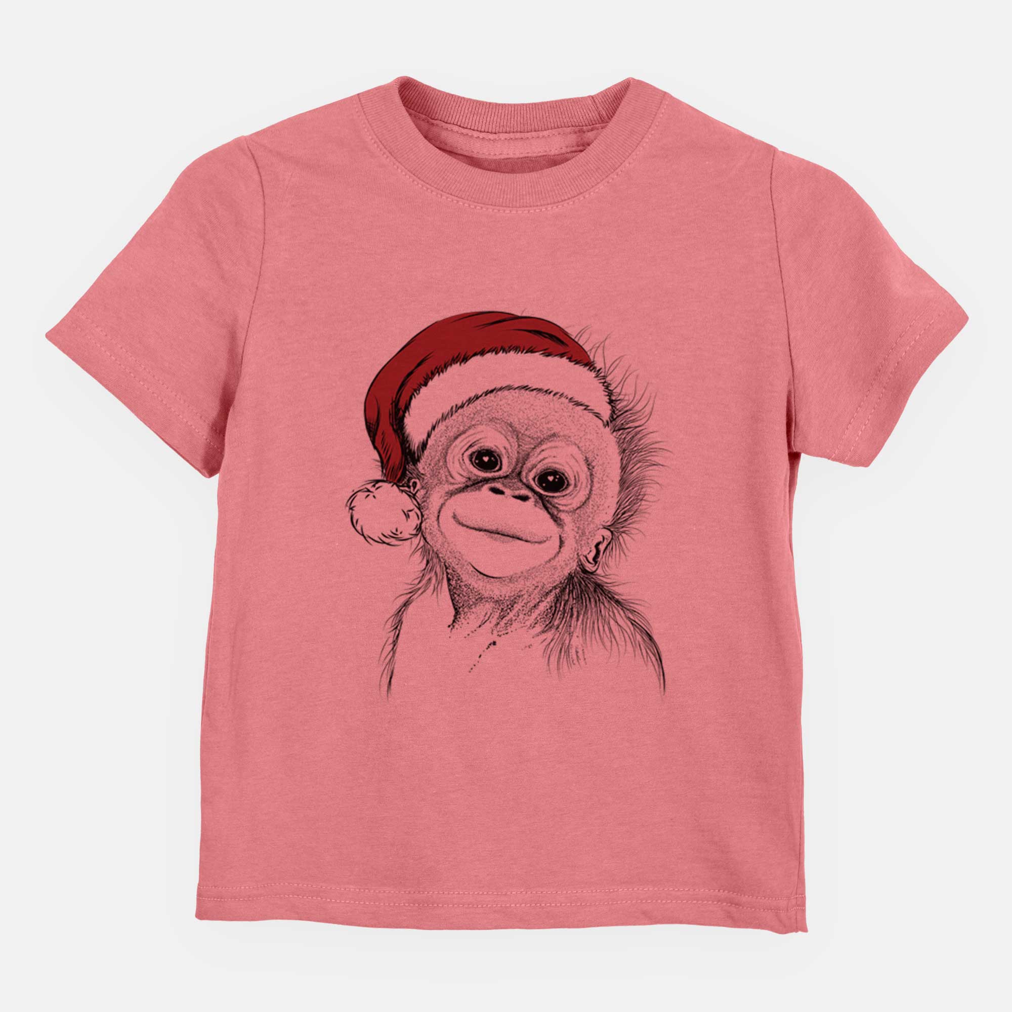 Santa Louie the Baby Orangutan - Kids/Youth/Toddler Shirt