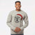 Santa Louie the English Bulldog - Unisex Pigment Dyed Crew Sweatshirt