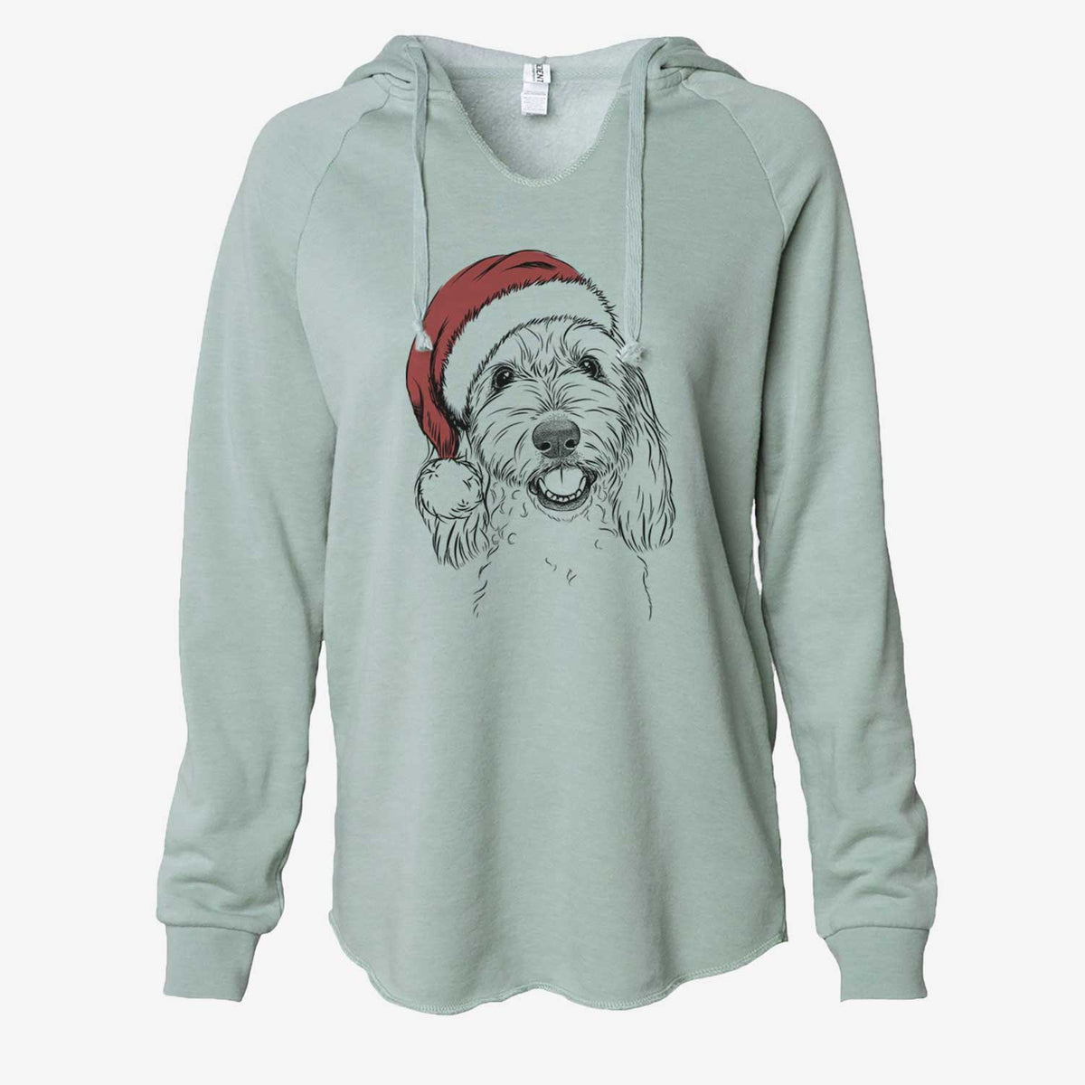 Louie the Coton de Tulear - Cali Wave Hooded Sweatshirt