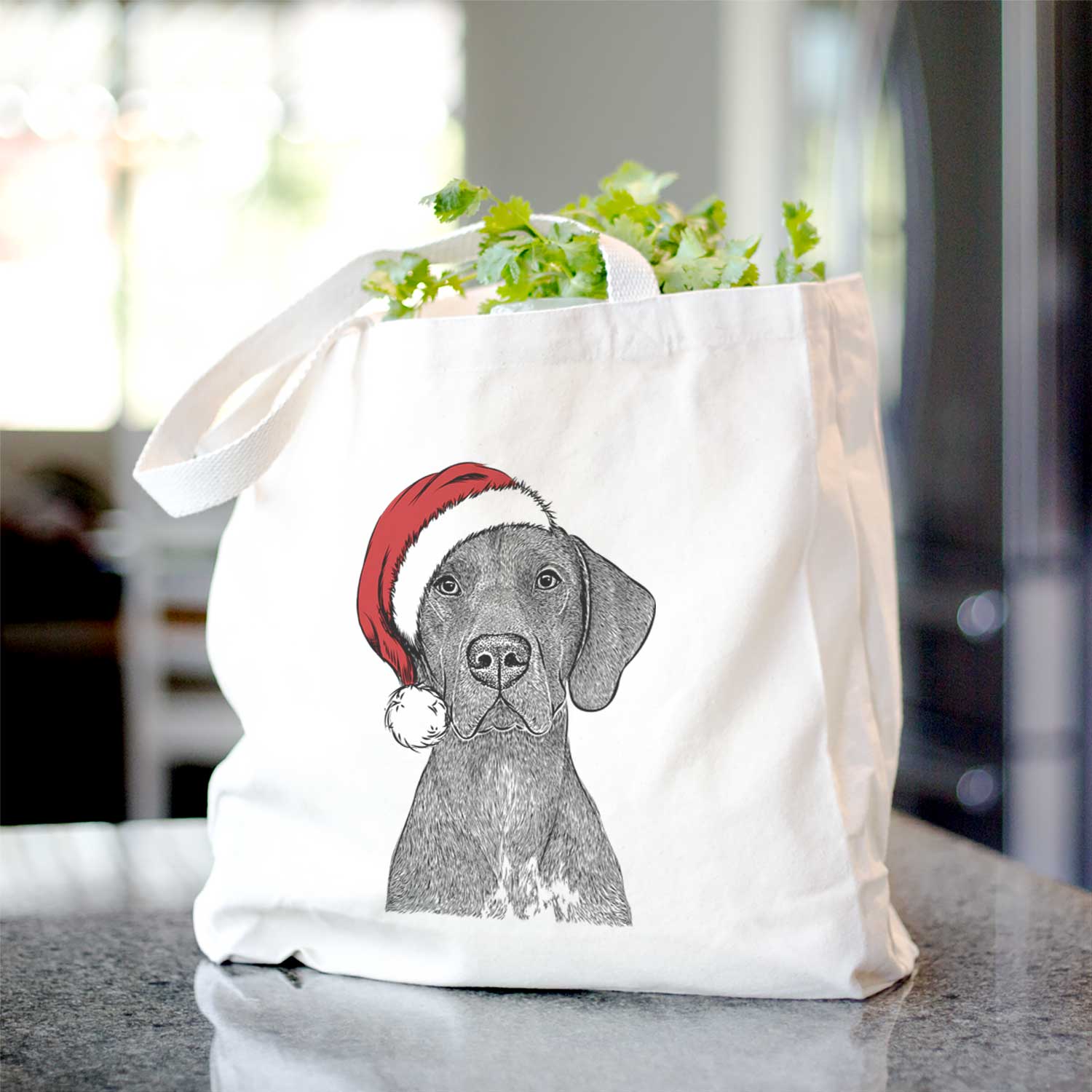 Lucifer the German Shorthaired Pointer - Tote Bag