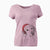 Santa Lucky the Dalmatian - Women's V-neck Shirt