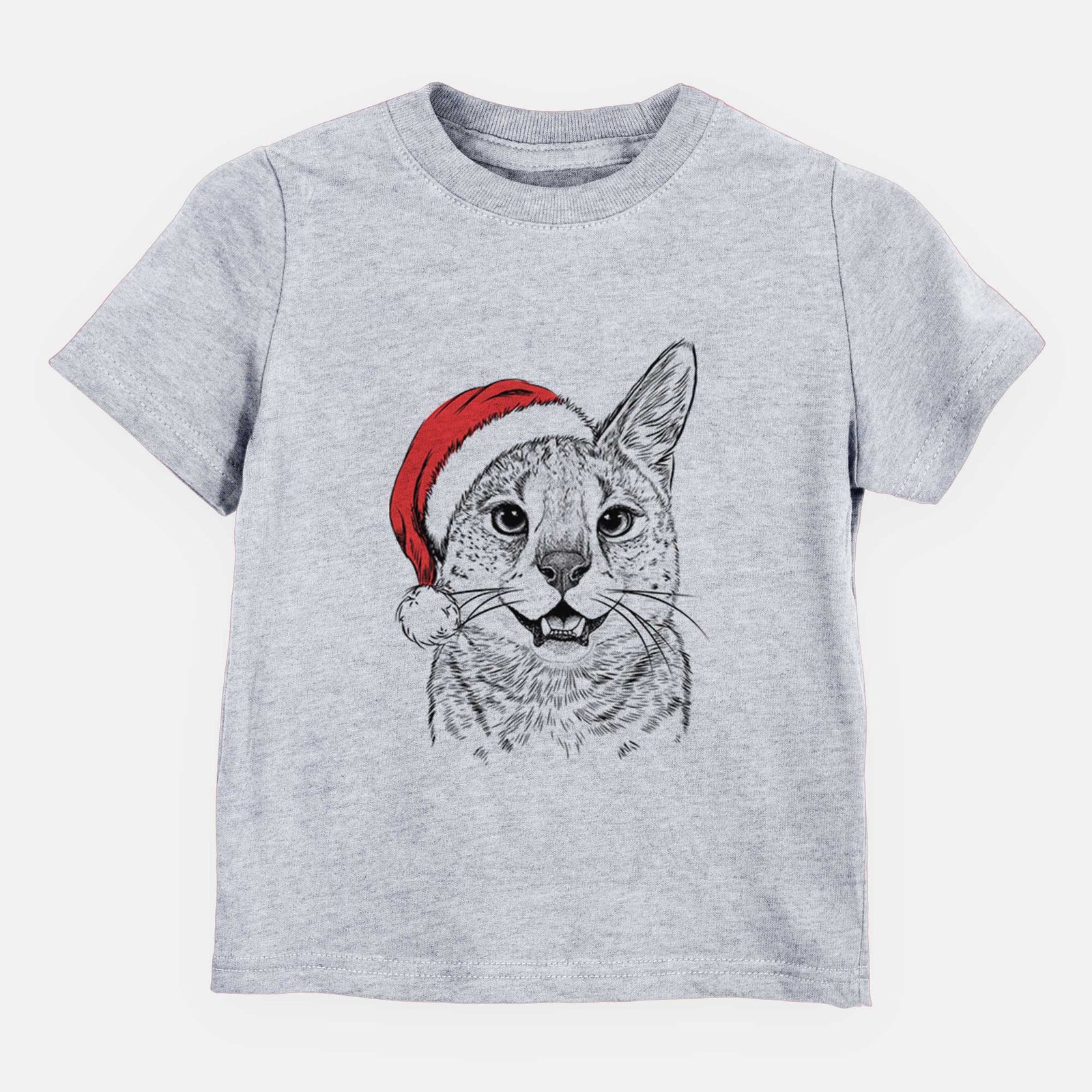 Santa Lucky the Serval Cat - Kids/Youth/Toddler Shirt