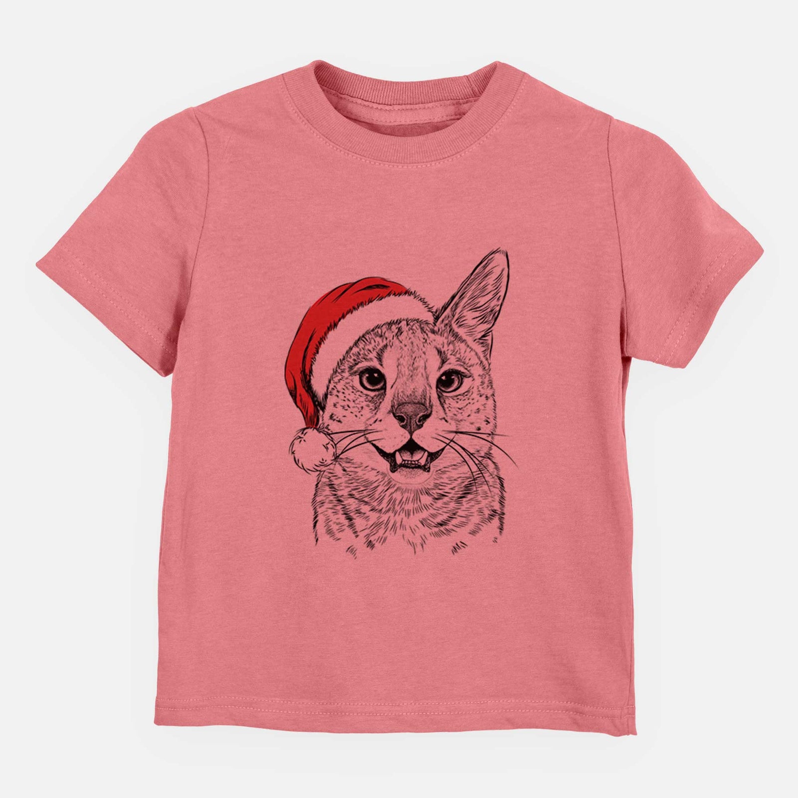Santa Lucky the Serval Cat - Kids/Youth/Toddler Shirt