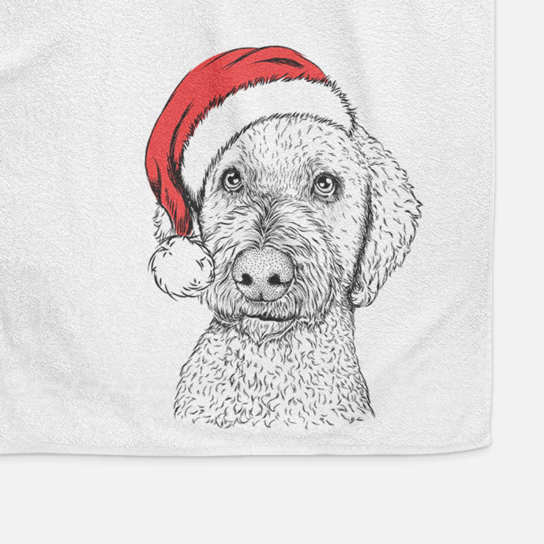 Lucy Boo the Goldendoodle Decorative Hand Towel