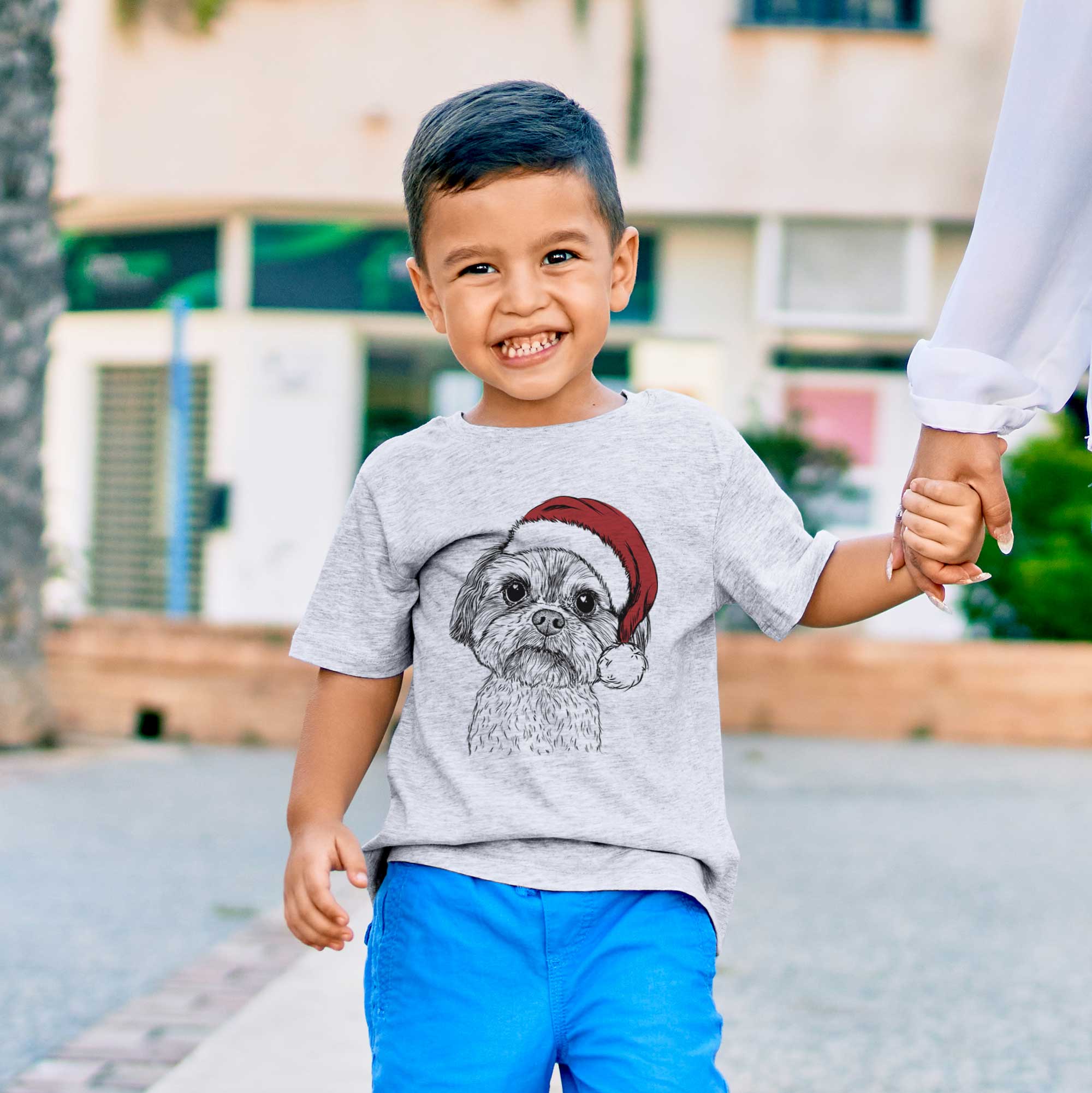 Santa Lucy the Shorkie - Kids/Youth/Toddler Shirt