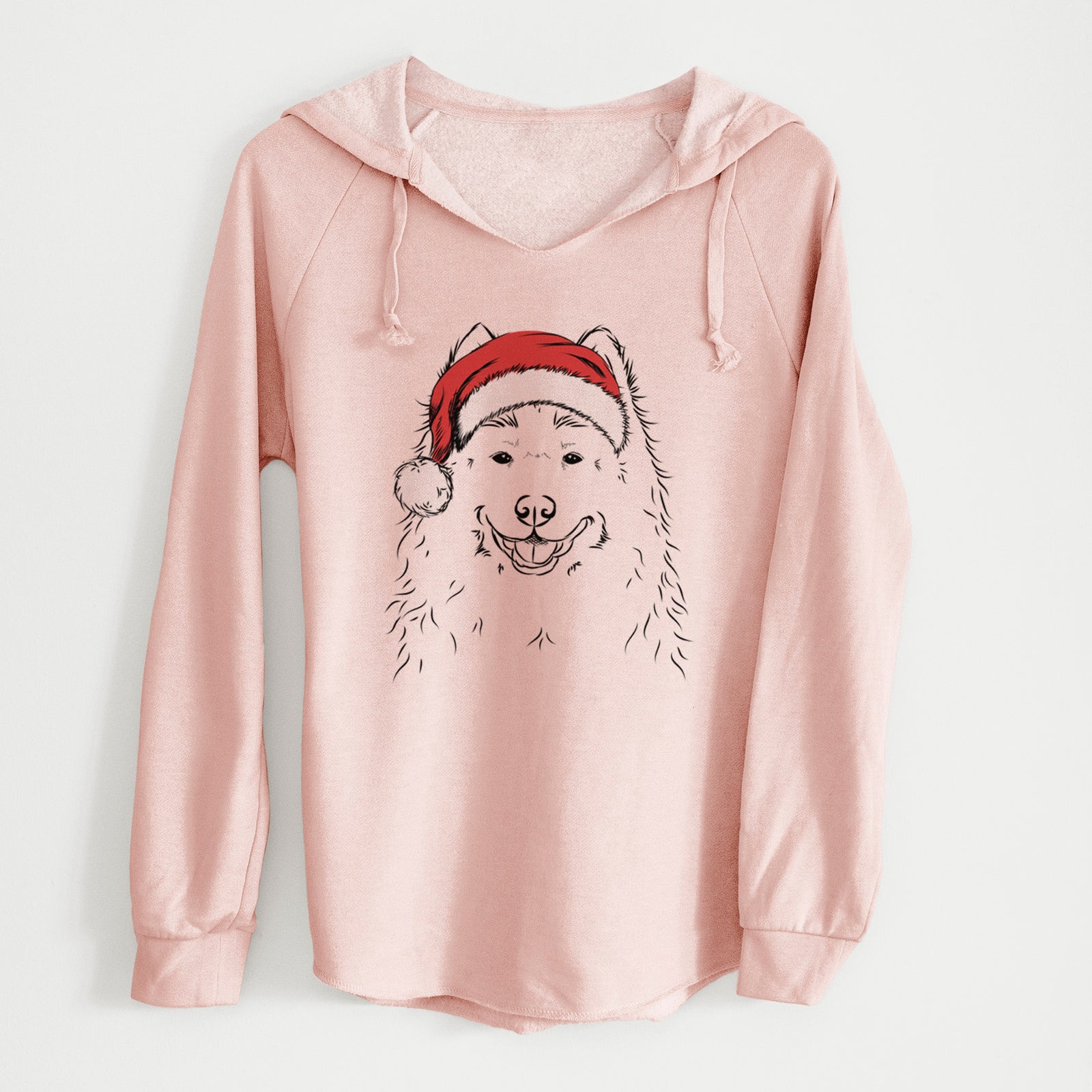 Santa Luka the Samoyed - Cali Wave Hooded Sweatshirt