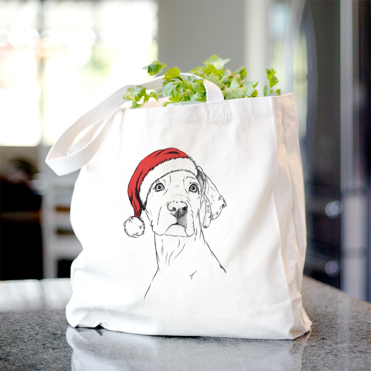 Lumen the Special Needs Great Dane - Tote Bag