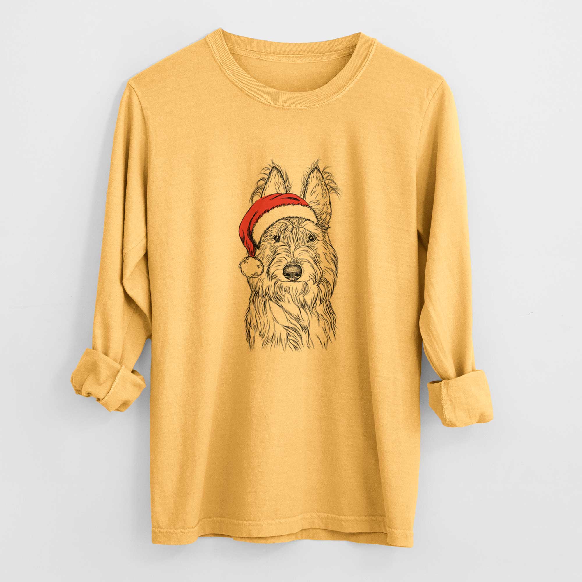 Santa Luna the Berger Picard - Heavyweight 100% Cotton Long Sleeve