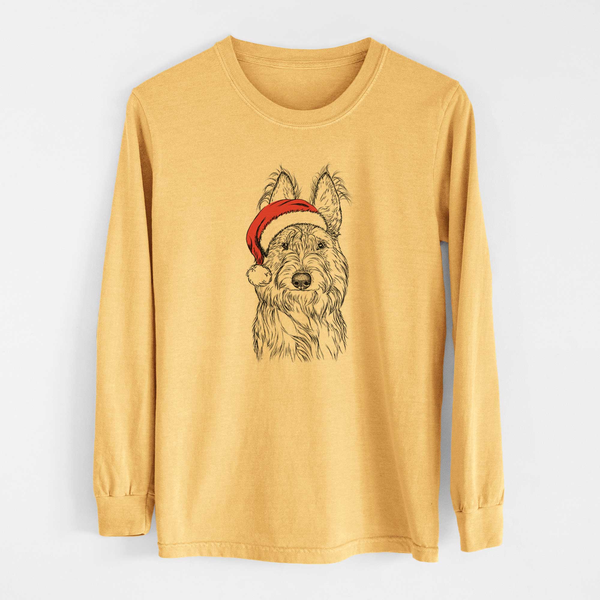 Santa Luna the Berger Picard - Heavyweight 100% Cotton Long Sleeve