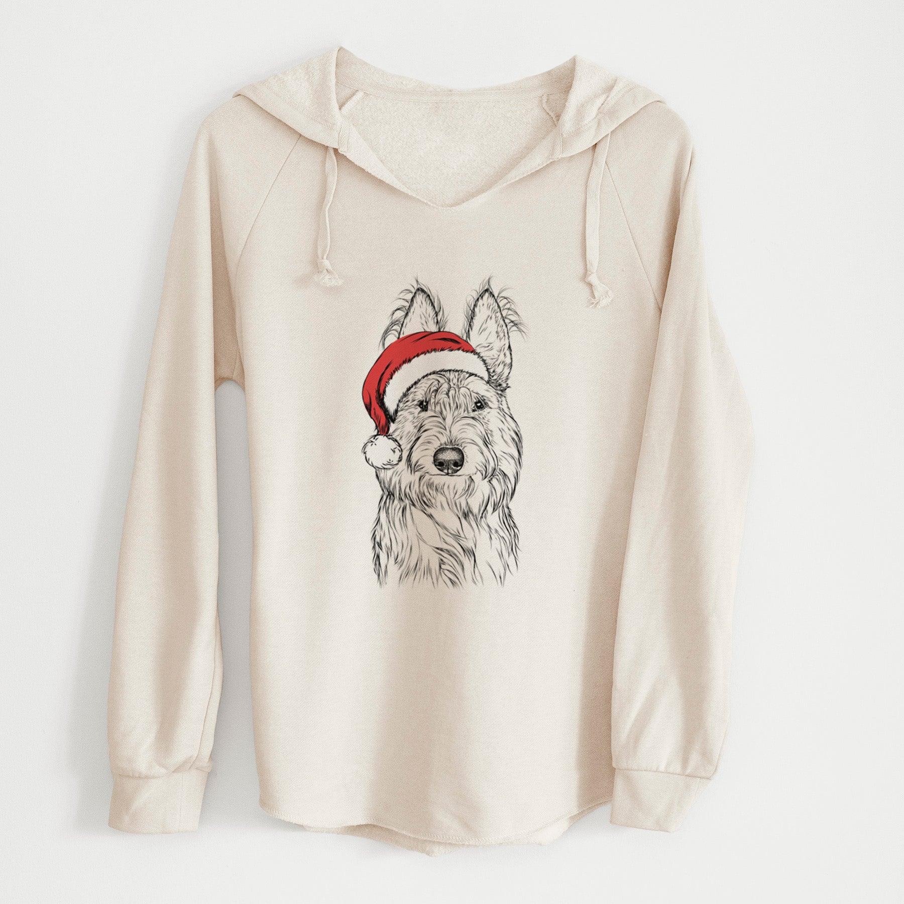 Santa Luna the Berger Picard - Cali Wave Hooded Sweatshirt