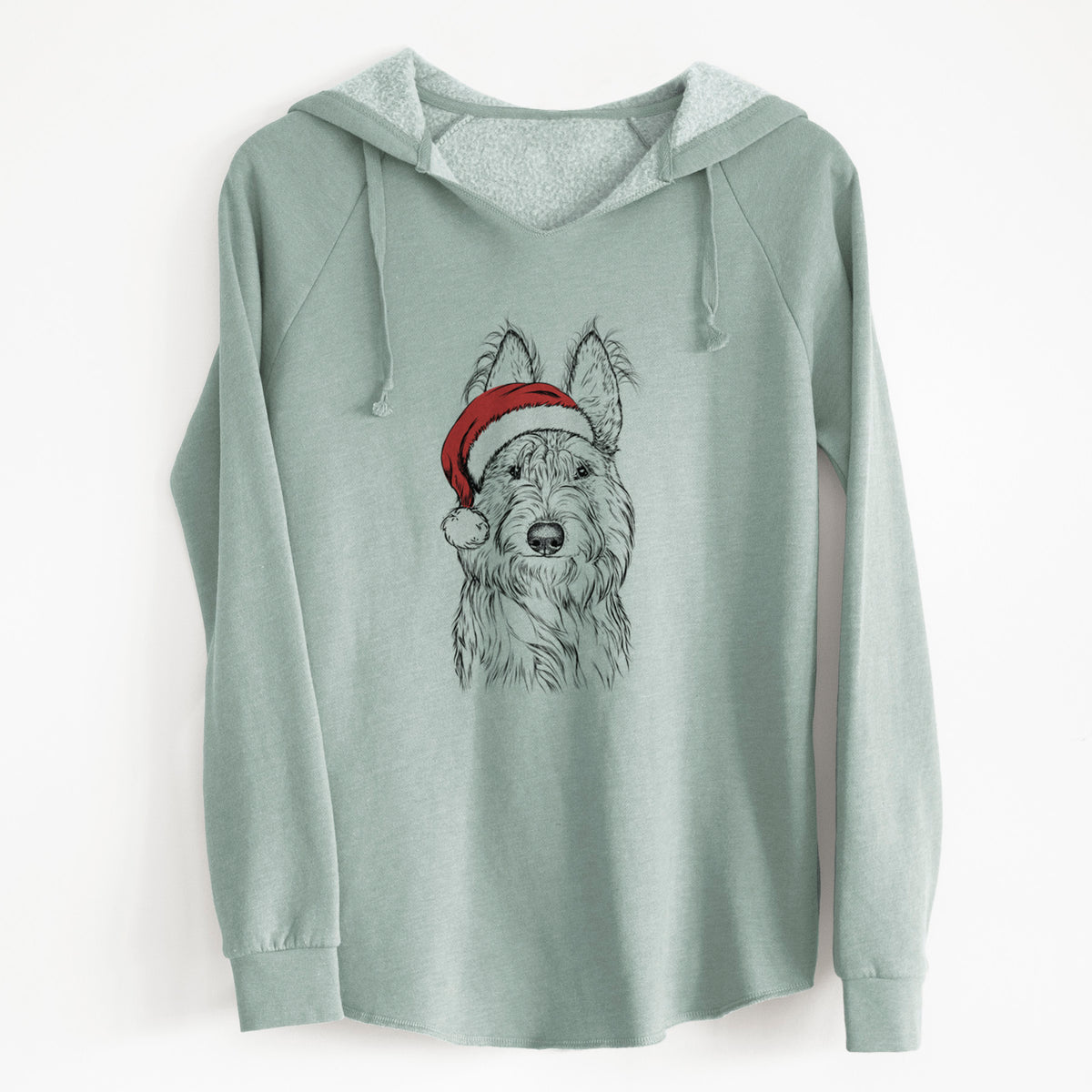 Santa Luna the Berger Picard - Cali Wave Hooded Sweatshirt