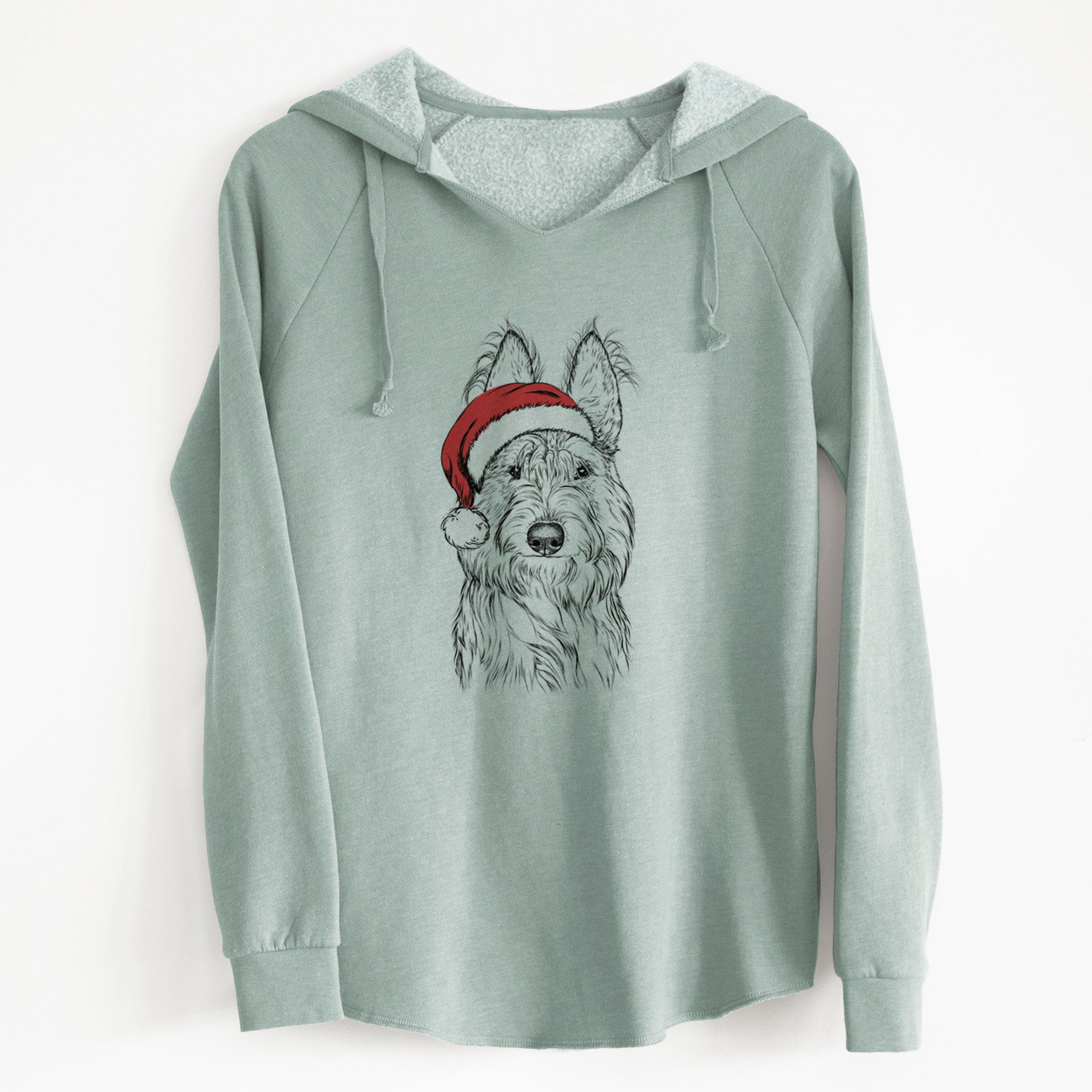 Santa Luna the Berger Picard - Cali Wave Hooded Sweatshirt