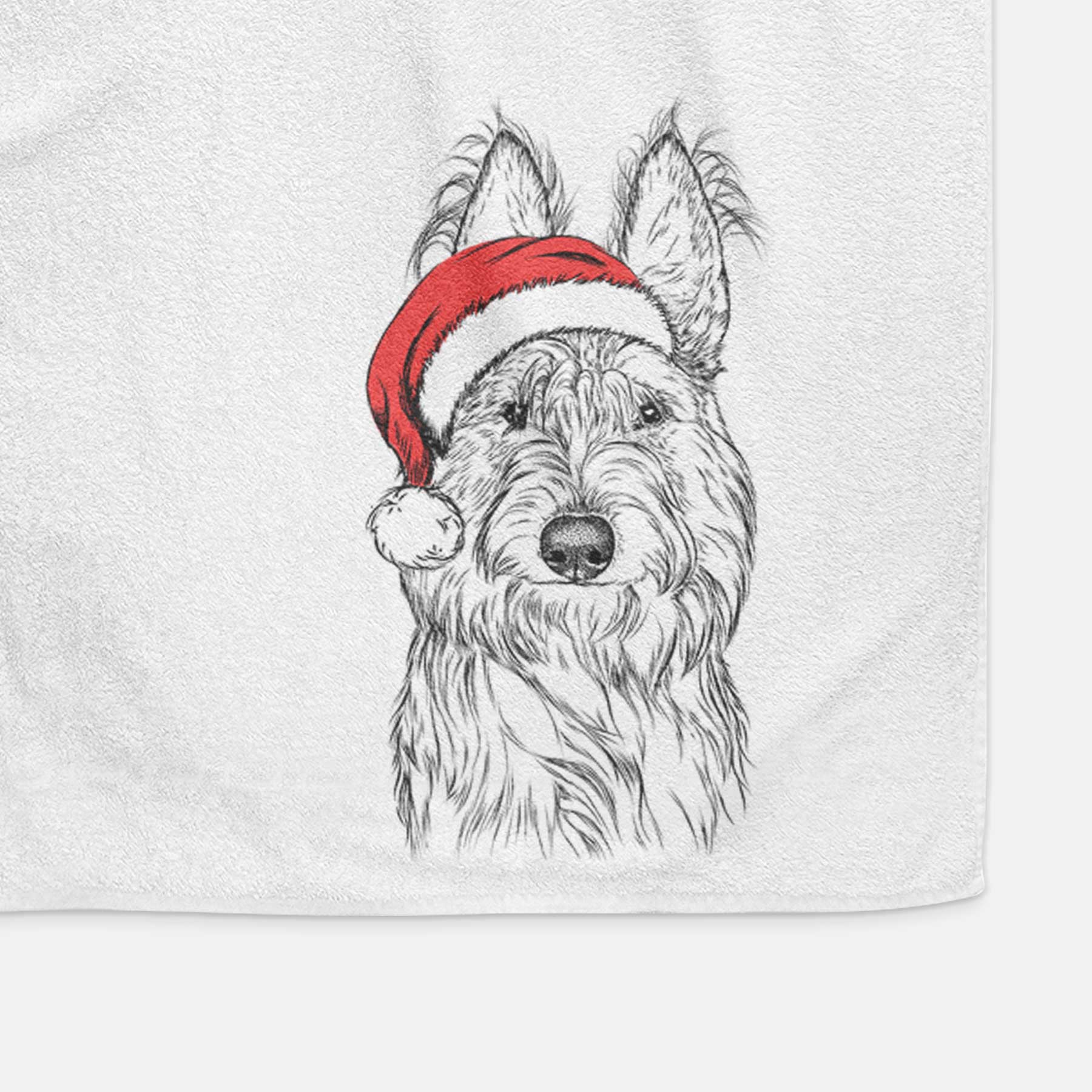 Luna the Berger Picard Decorative Hand Towel