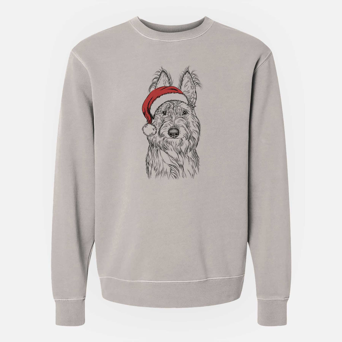 Santa Luna the Berger Picard - Unisex Pigment Dyed Crew Sweatshirt