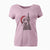 Santa Luna the Doberman Pinscher - Women's V-neck Shirt