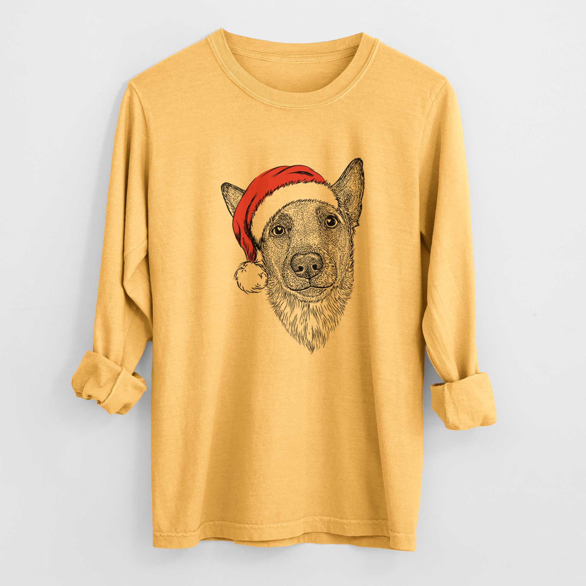 Santa Luna the Shepherd Mix - Heavyweight 100% Cotton Long Sleeve