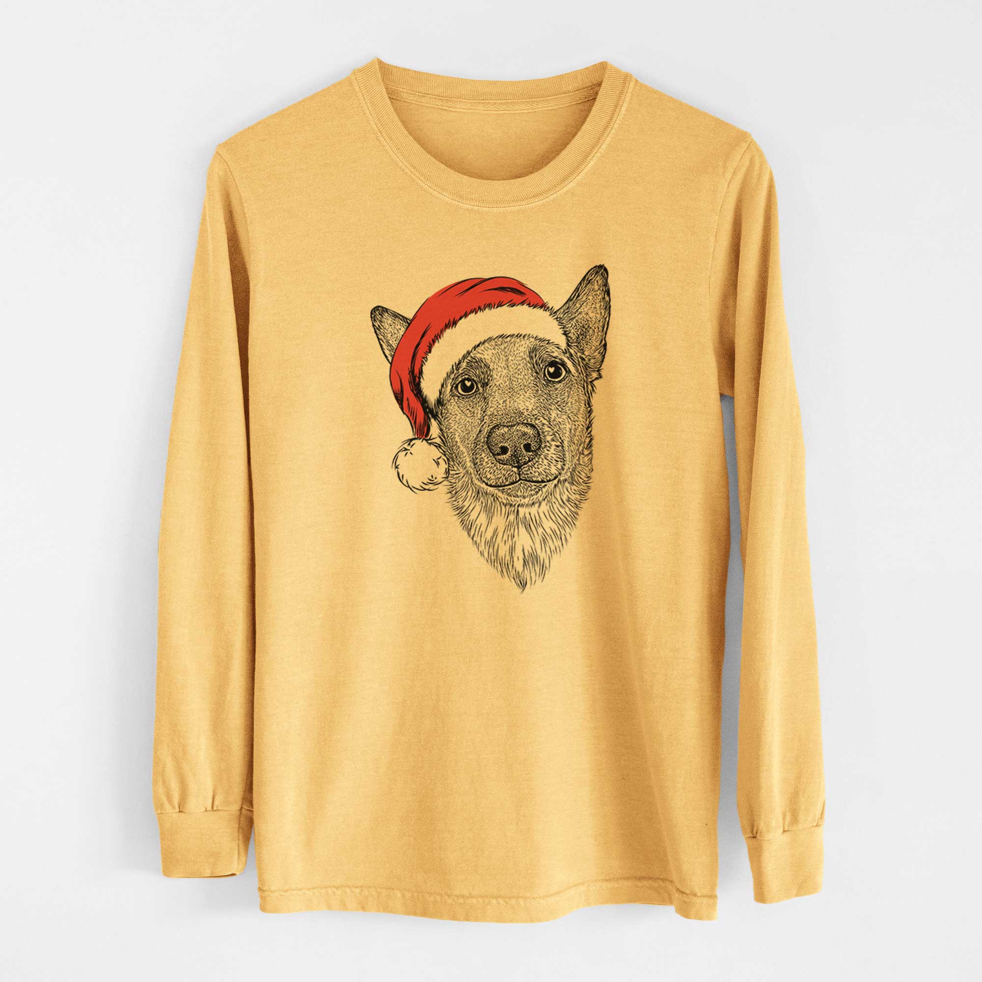 Santa Luna the Shepherd Mix - Heavyweight 100% Cotton Long Sleeve