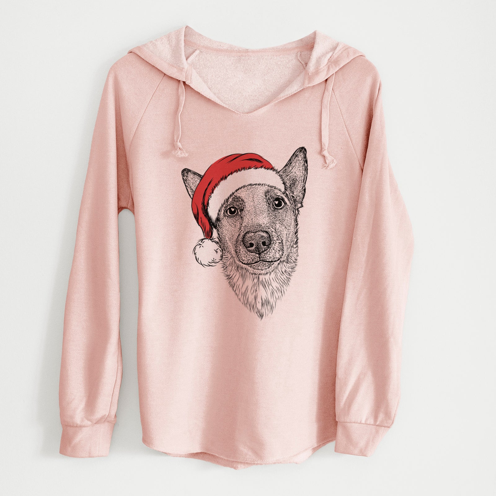 Santa Luna the Shepherd Mix - Cali Wave Hooded Sweatshirt