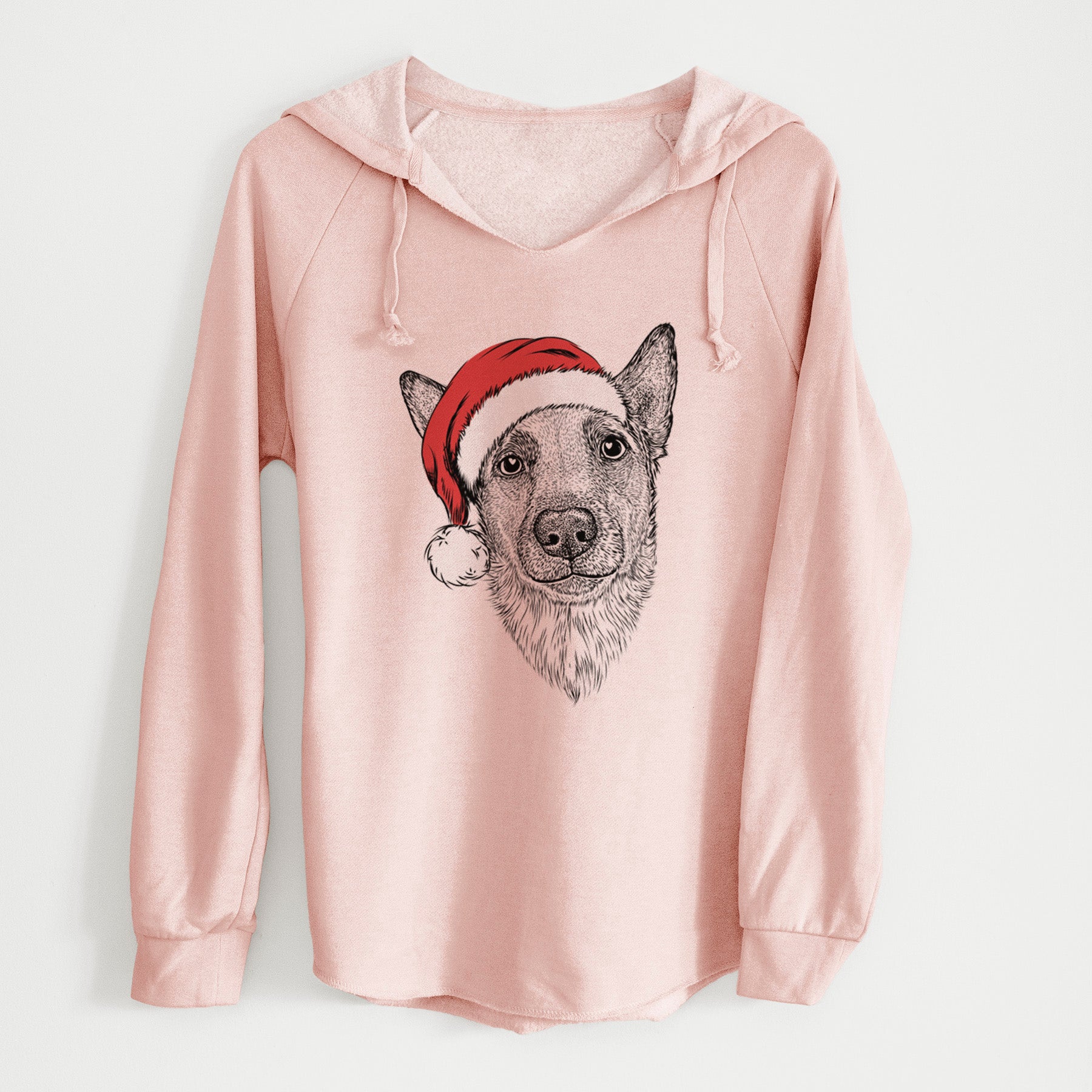 Santa Luna the Shepherd Mix - Cali Wave Hooded Sweatshirt