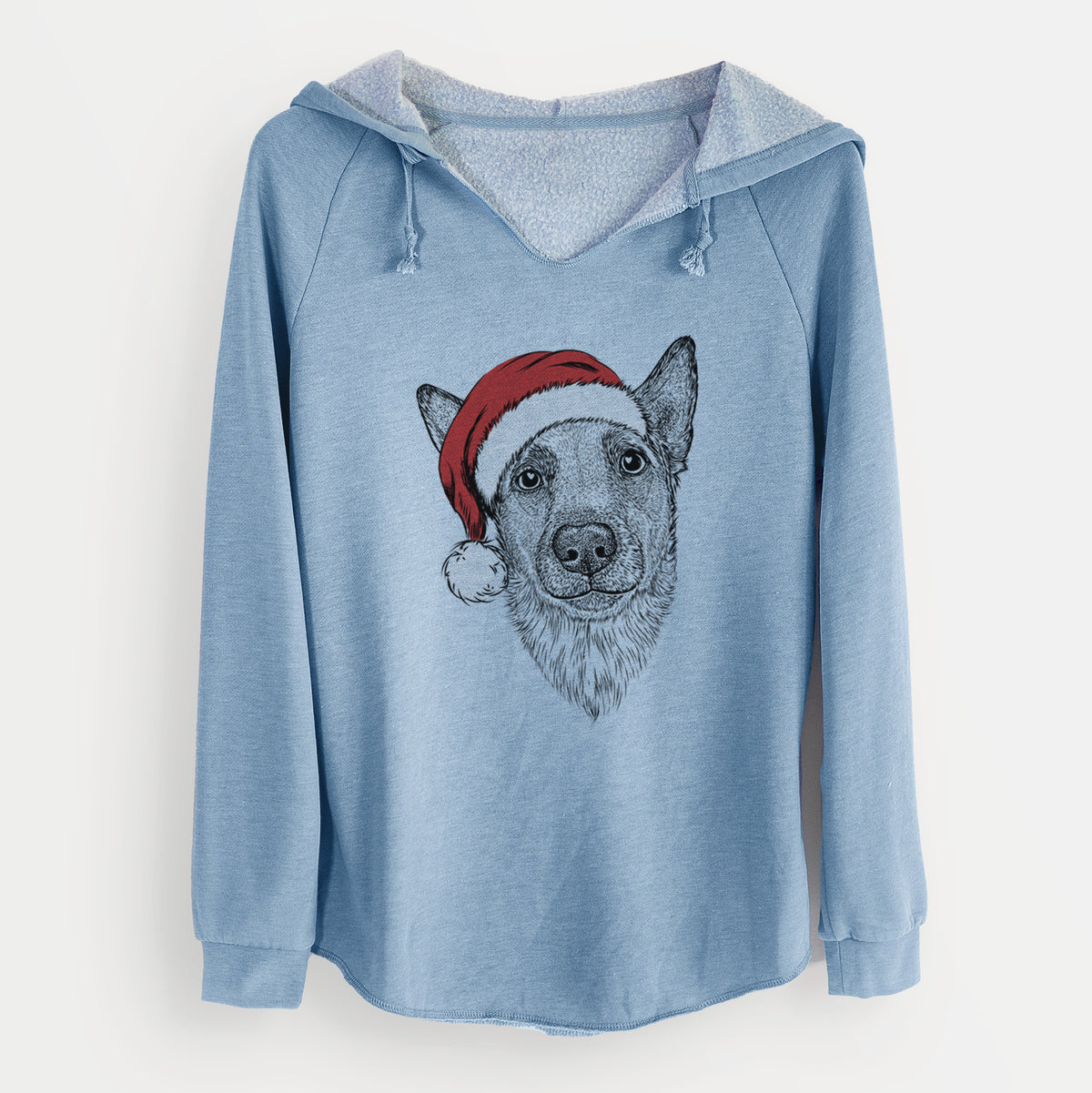 Santa Luna the Shepherd Mix - Cali Wave Hooded Sweatshirt