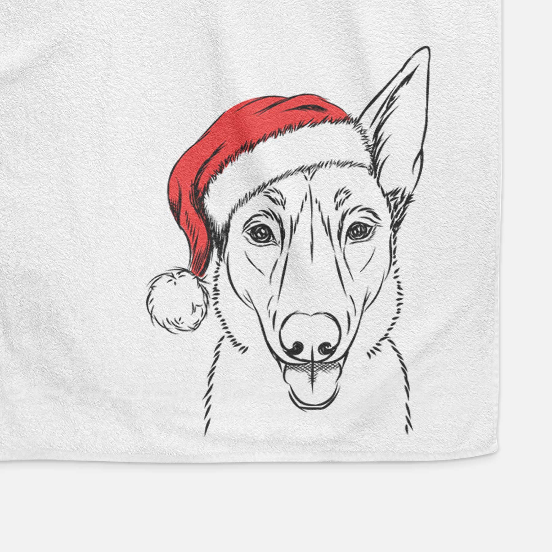 Lyric the Belgian Malinois Decorative Hand Towel