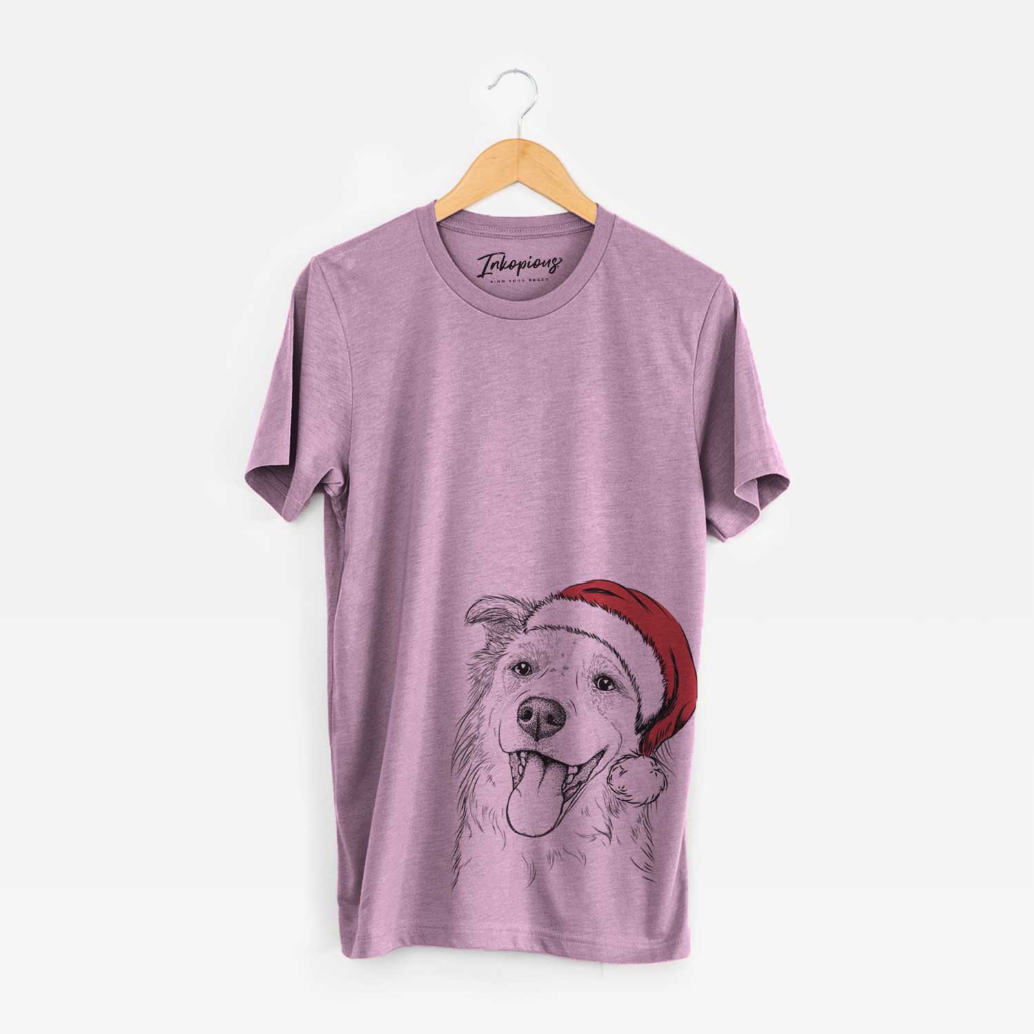 Santa Macaroni the Border Collie - Unisex Crewneck