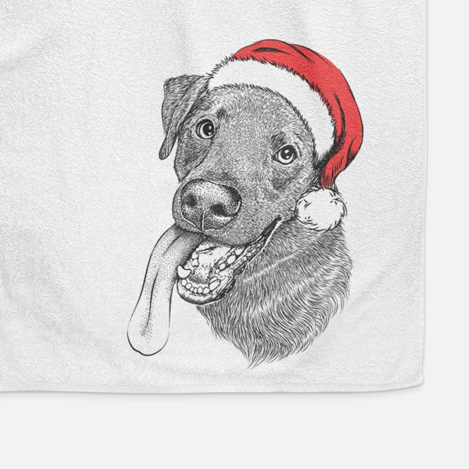 Macaroni the Lab Mix Decorative Hand Towel