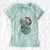 Santa Macaroni the Lab Mix - Women's V-neck Shirt