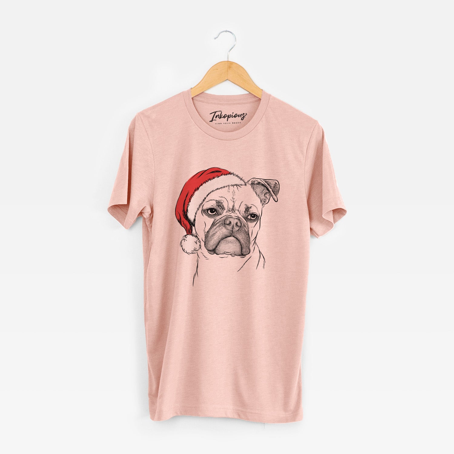 Santa Mack the Bugg (Boston Terrier/Pug) - Unisex Crewneck