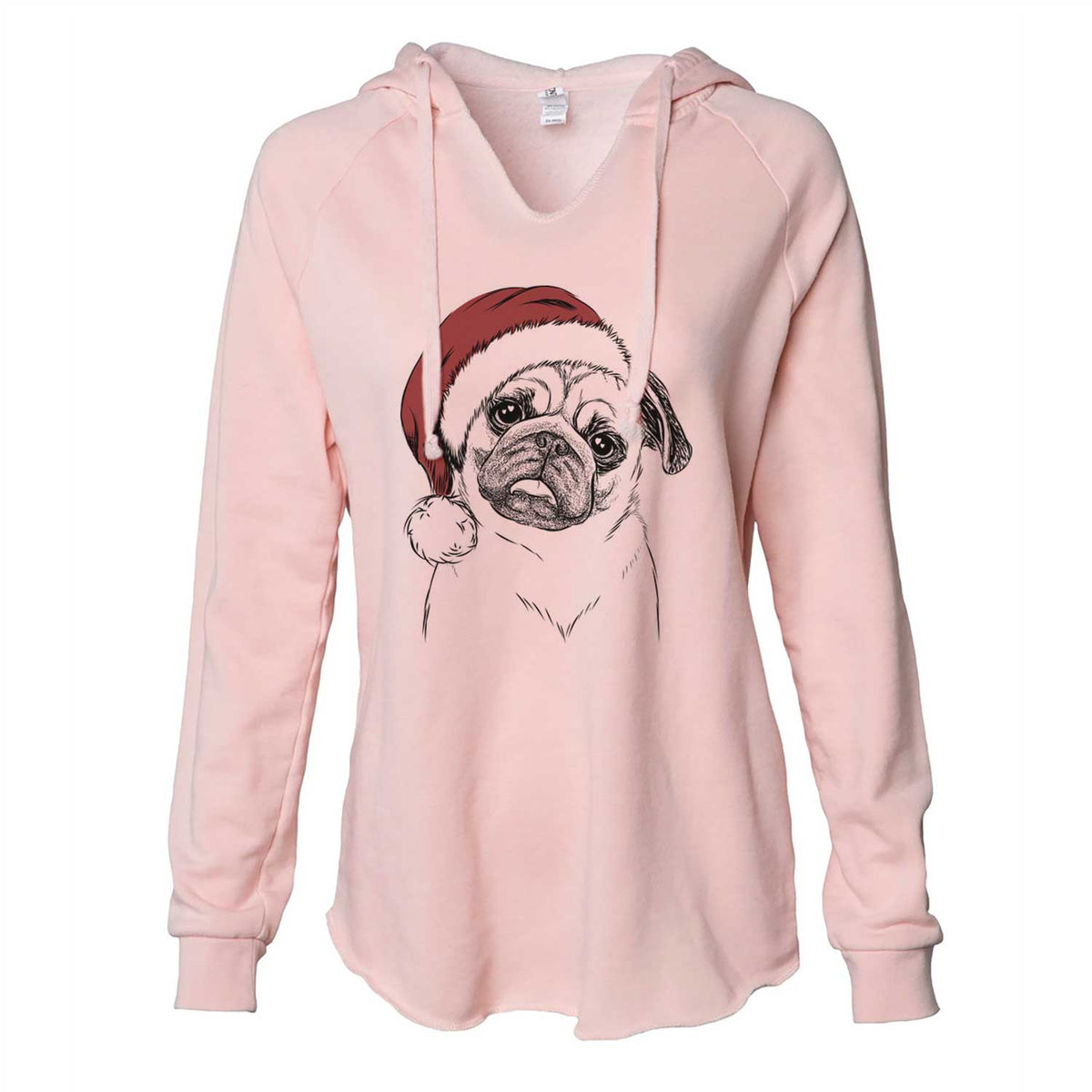 Macy the Pug - Cali Wave Hooded Sweatshirt