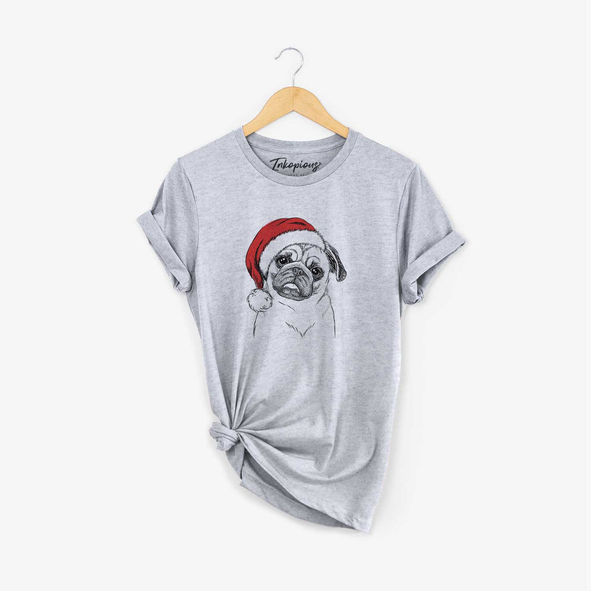 Santa Macy the Pug - Unisex Crewneck