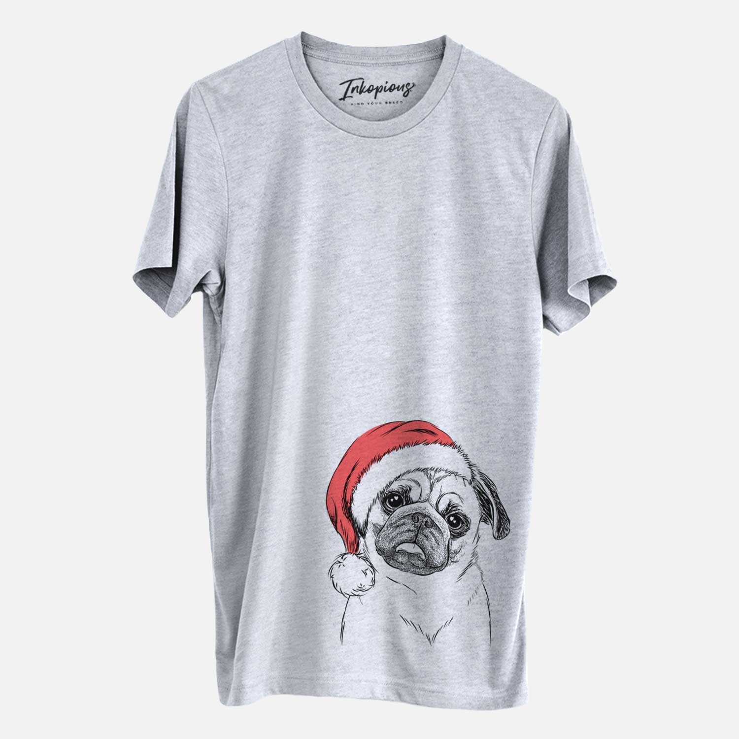 Santa Macy the Pug - Unisex Crewneck