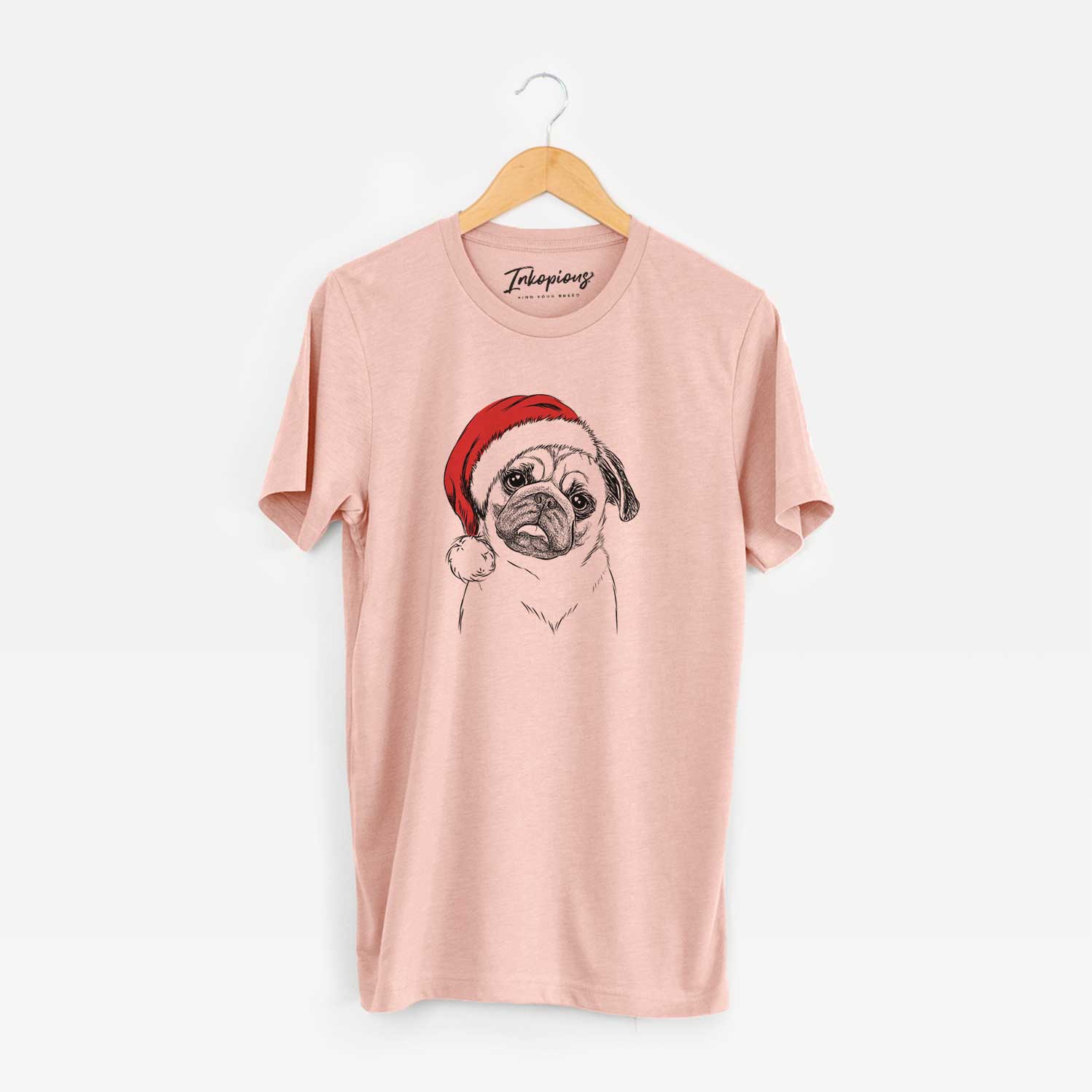 Santa Macy the Pug - Unisex Crewneck