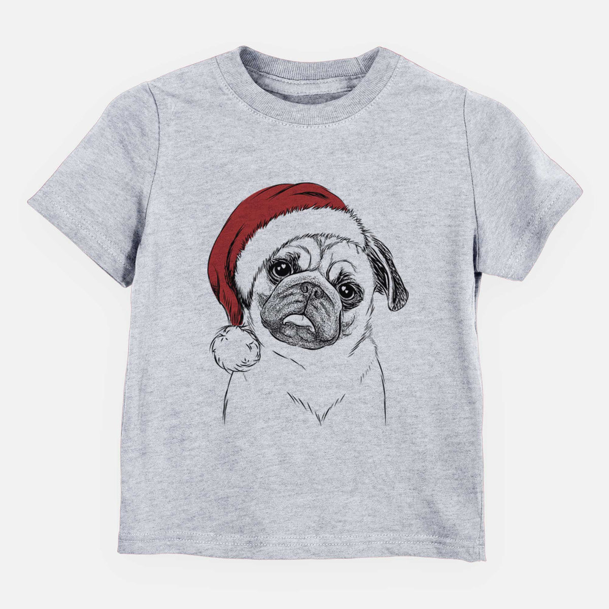 Santa Macy the Pug - Kids/Youth/Toddler Shirt