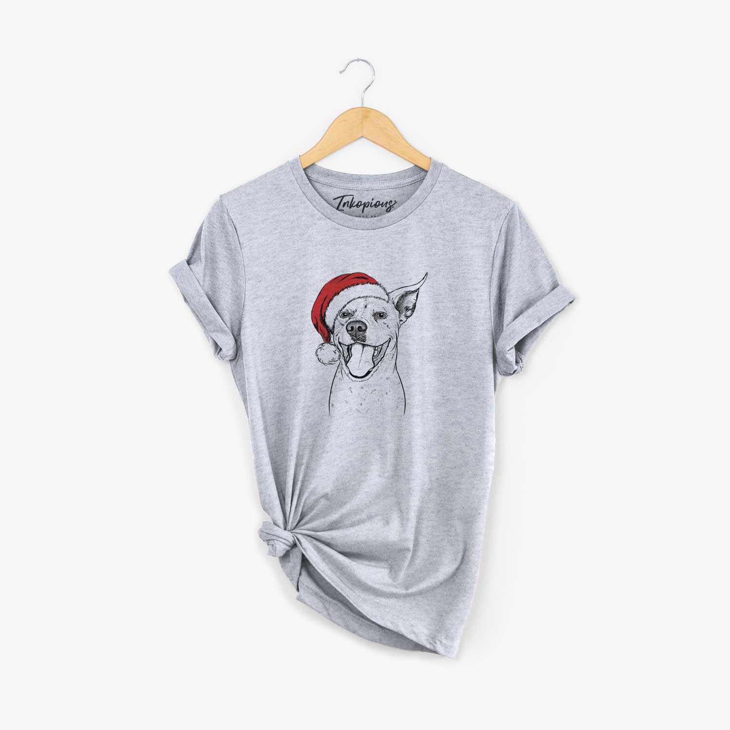 Santa Maddie the Dalmatian Pitbull Mix - Unisex Crewneck